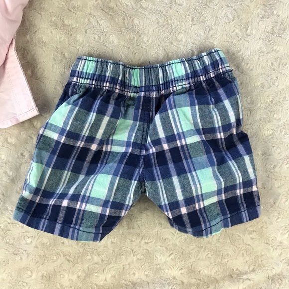 Carter’s Plaid Shirt & Shorts Set Size 9 Months - Picture 5 of 6